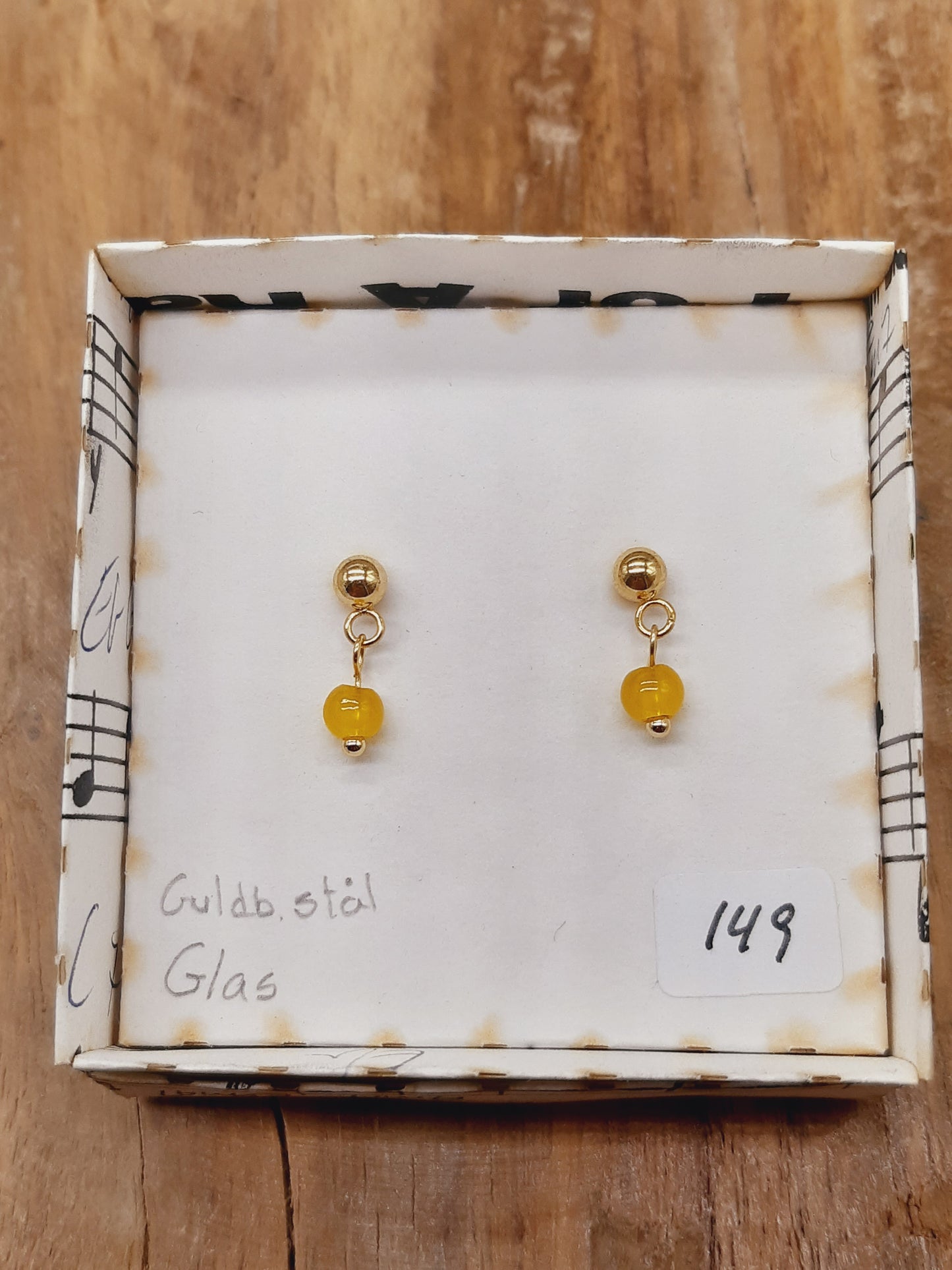Stikker - Gul glas