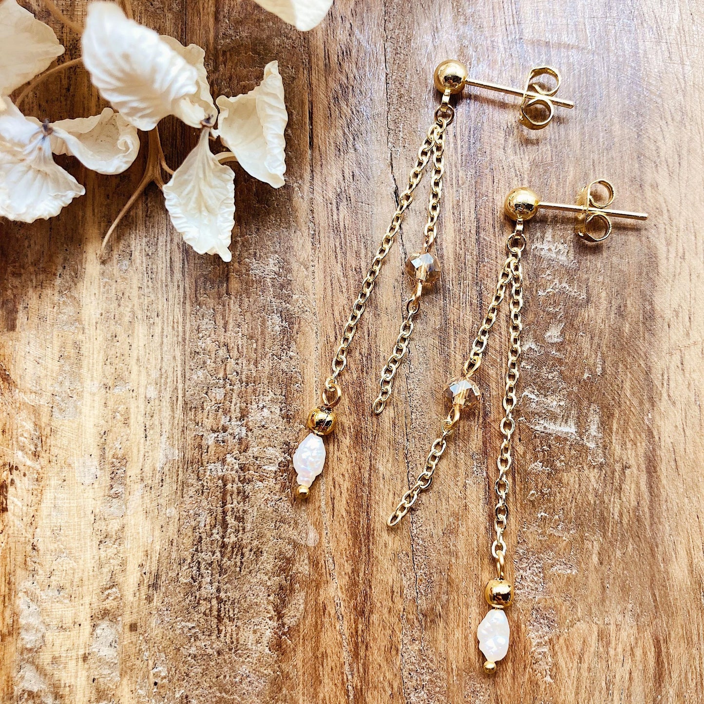 Stikker-kæde Med Ferskvandsperle