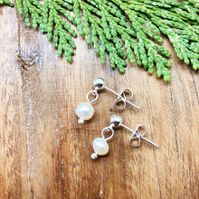 Indlæs billede til gallerivisning Stikker - Hvid Ferskvandsperle