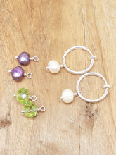 Indlæs billede til gallerivisning Clip hoop Lille, hvid ferskvand