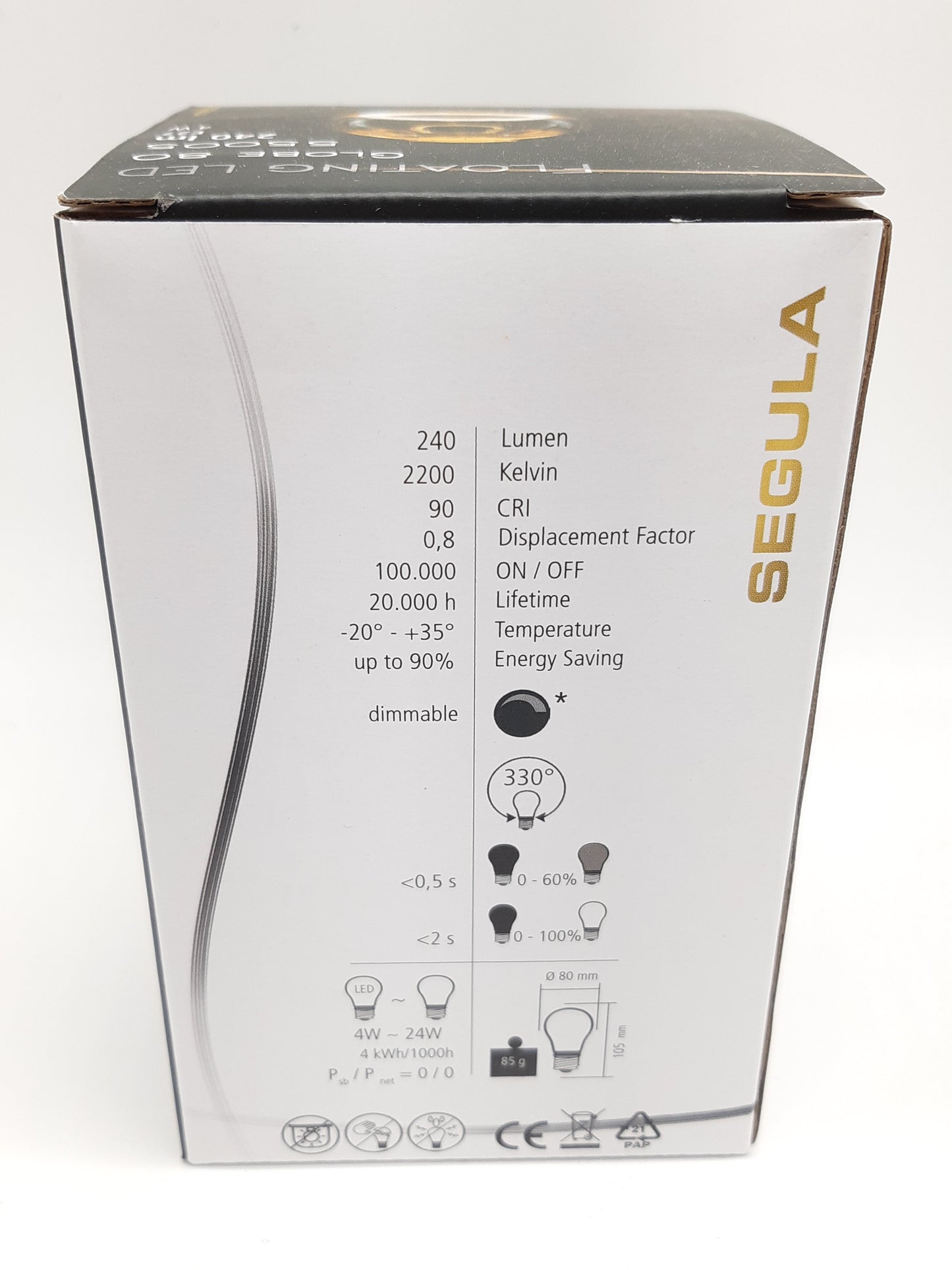 Globe 80 Klar E27