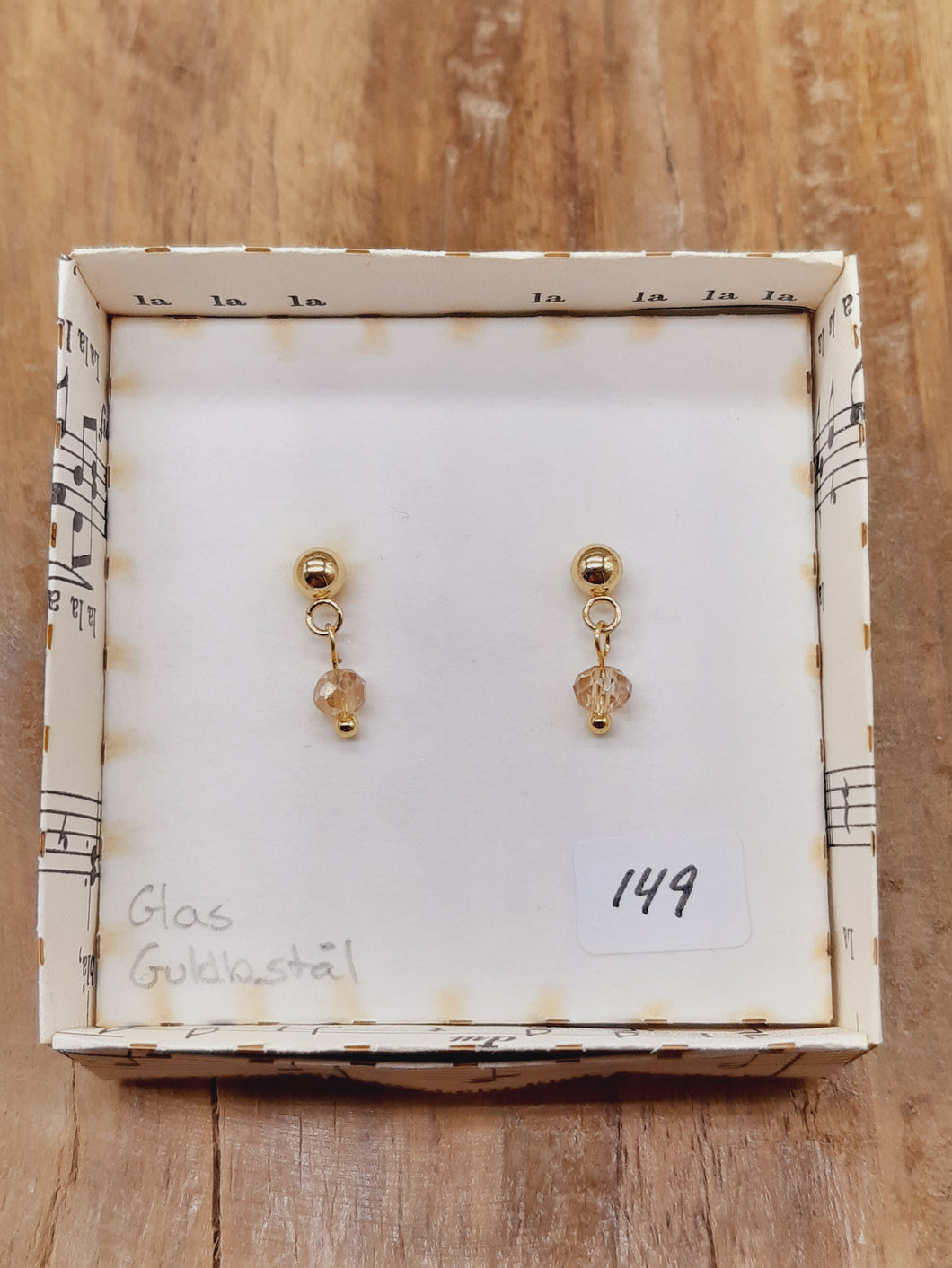 Stikker - Gylden glas