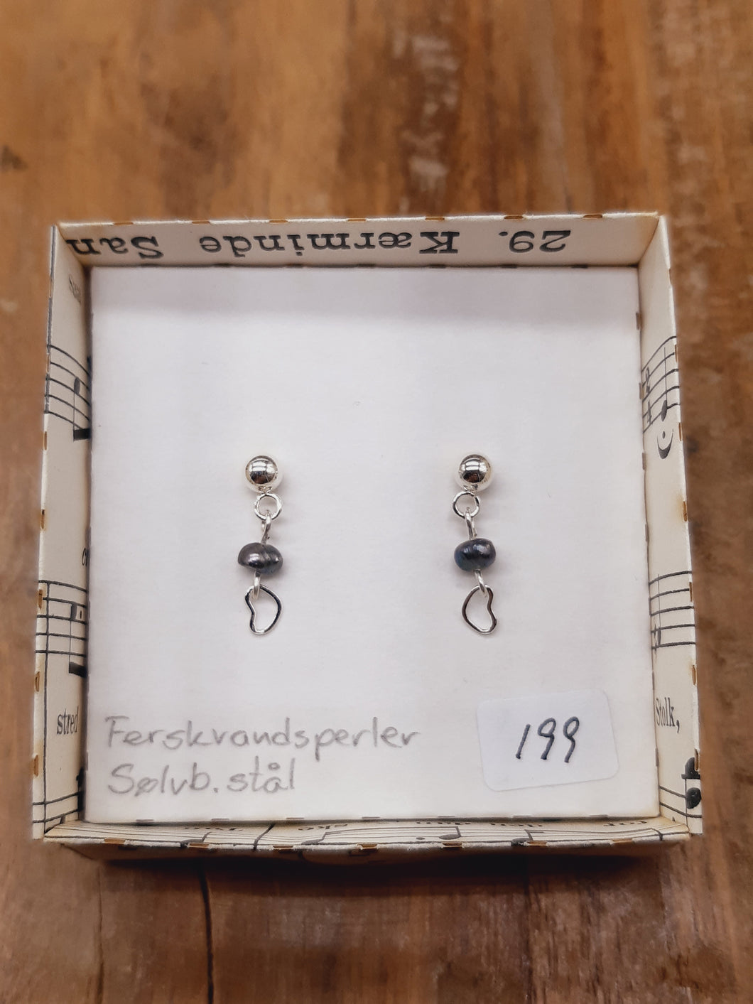 Stikker - Koksgrå ferskvand og hjerte