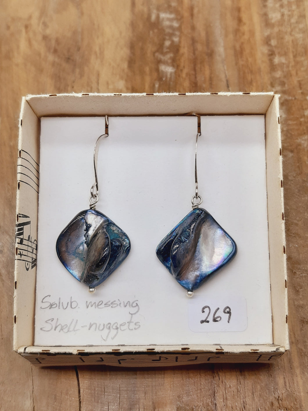 Gråblå shell nuggets