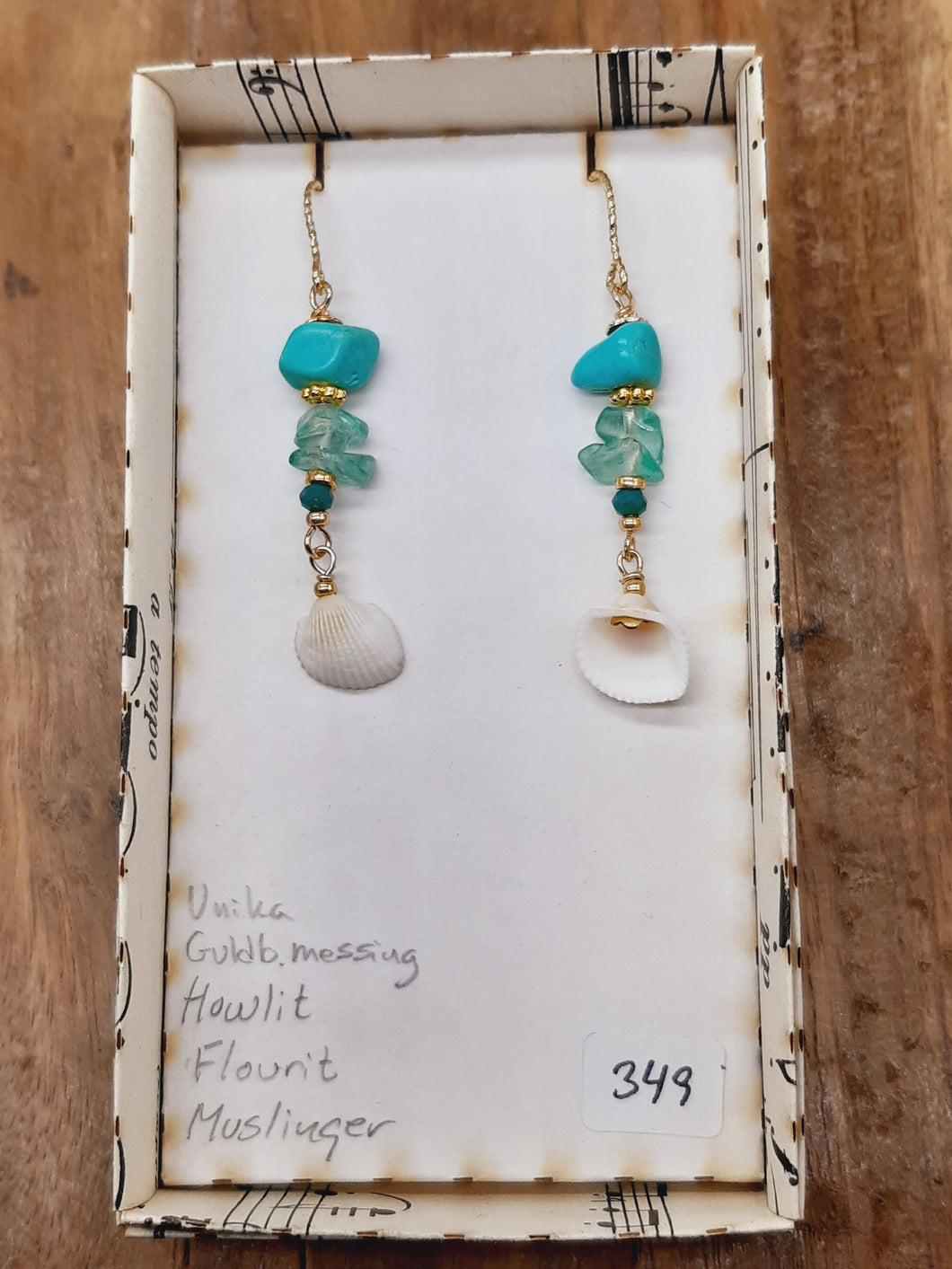 Oceanblue med skaller