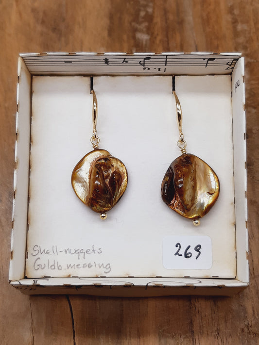 Gyldenbrune shellnuggets